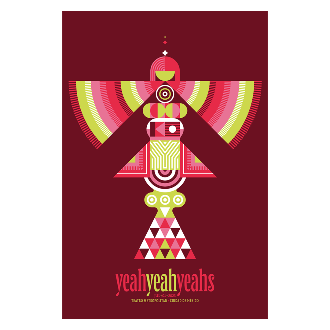 Yeah Yeah Yeahs CDMX 2 x Quique Ollervides Gig Poster