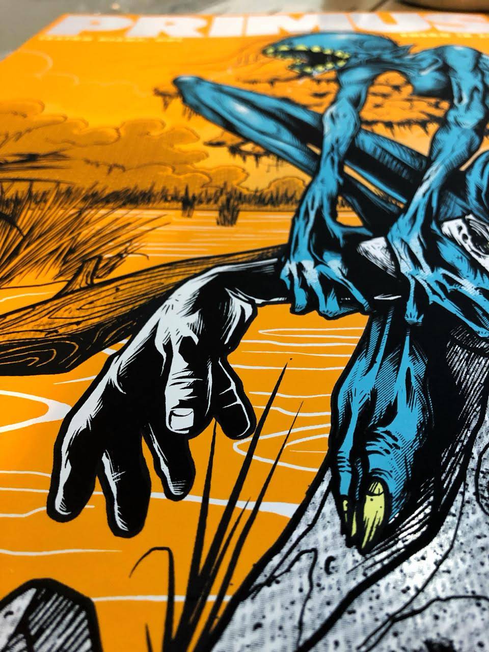 Primus Guadalajara 2019 Mike Sandoval Gig Poster