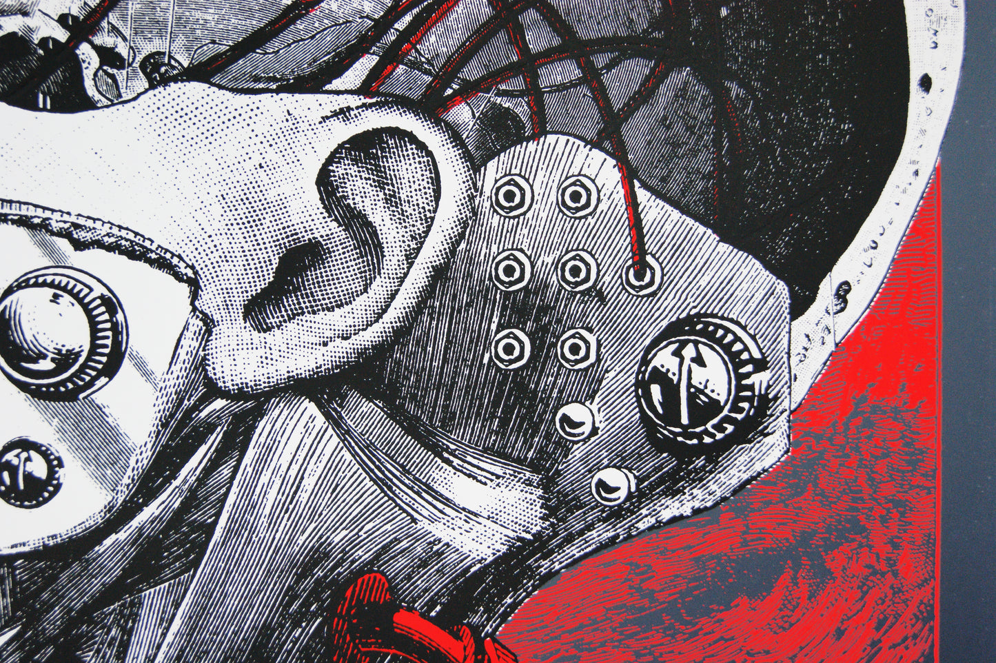 Nine Inch Nails México 2018 Snake Heads Gig Poster