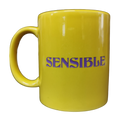 "Sensible, Chingona" Taza Amarilla Letras Moradas