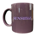 "Sensible, Chingona" Taza Morada Letras Moradas