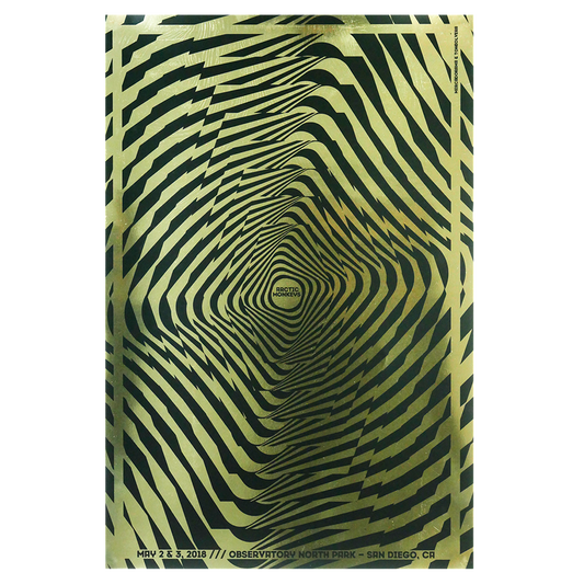 Arctic Monkeys San Diego 2018 Tone Olvera Gig Poster