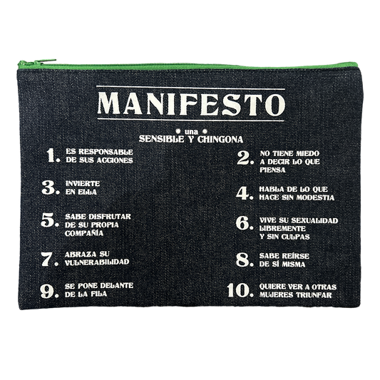 "Manifesto" Cosmetiquera