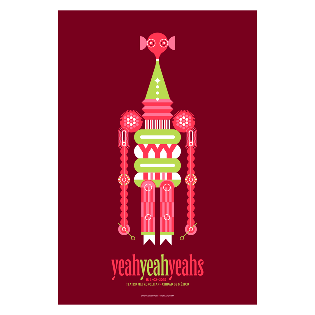 Yeah Yeah Yeahs Bundle x Quique Ollervides Gig Poster