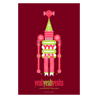 Yeah Yeah Yeahs Bundle x Quique Ollervides Gig Poster