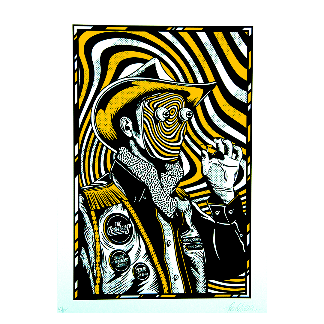 The Growlers CDMX 2016 x Tone Olvera Gig Poster
