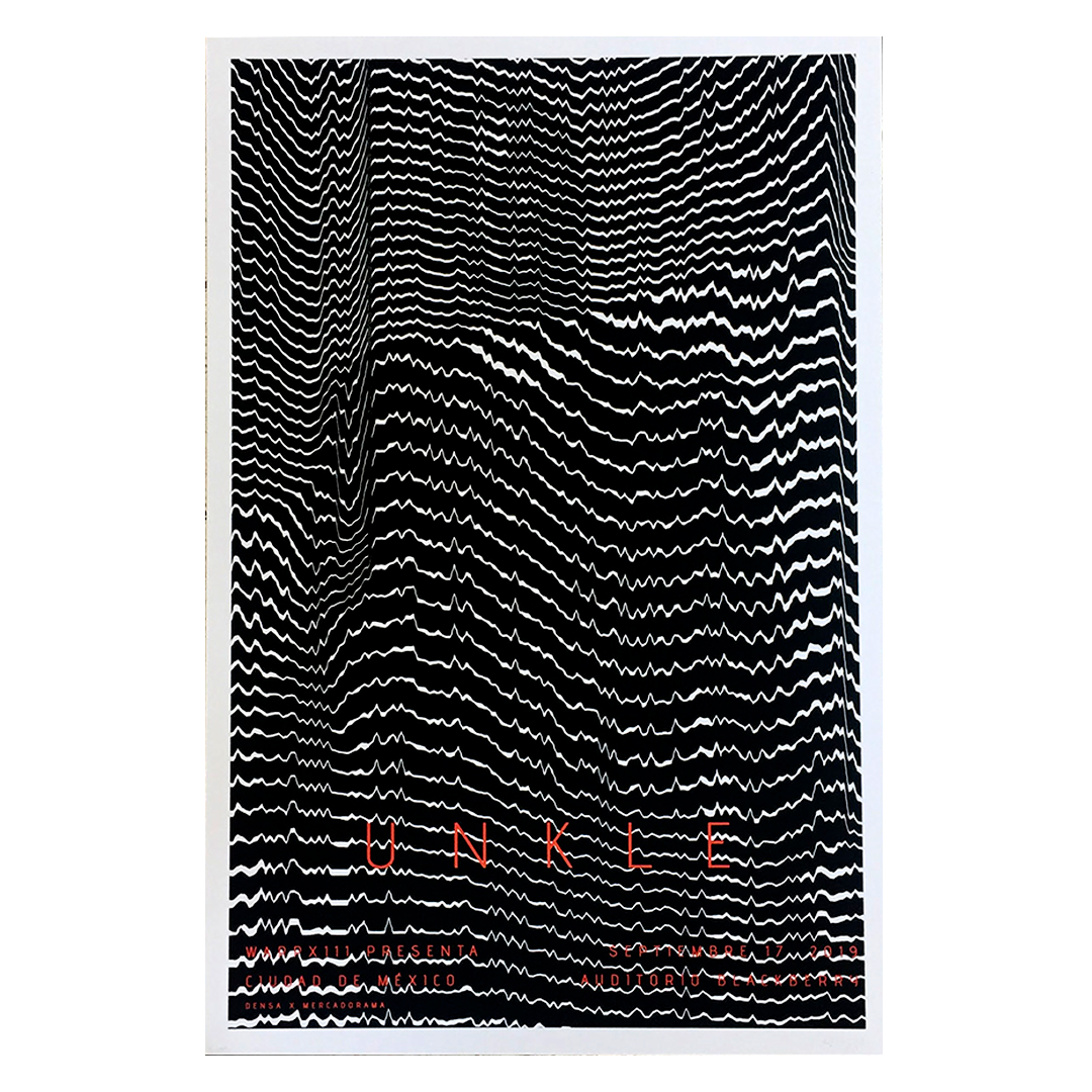 Unkle CDMX 2019 x Densa Gig Poster