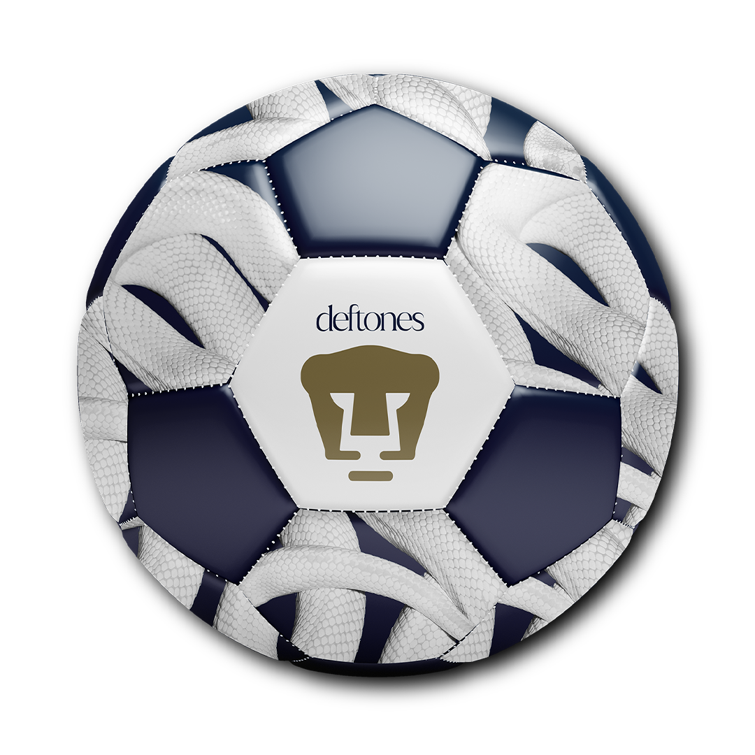 "Pumas x Deftones" Balón blanco