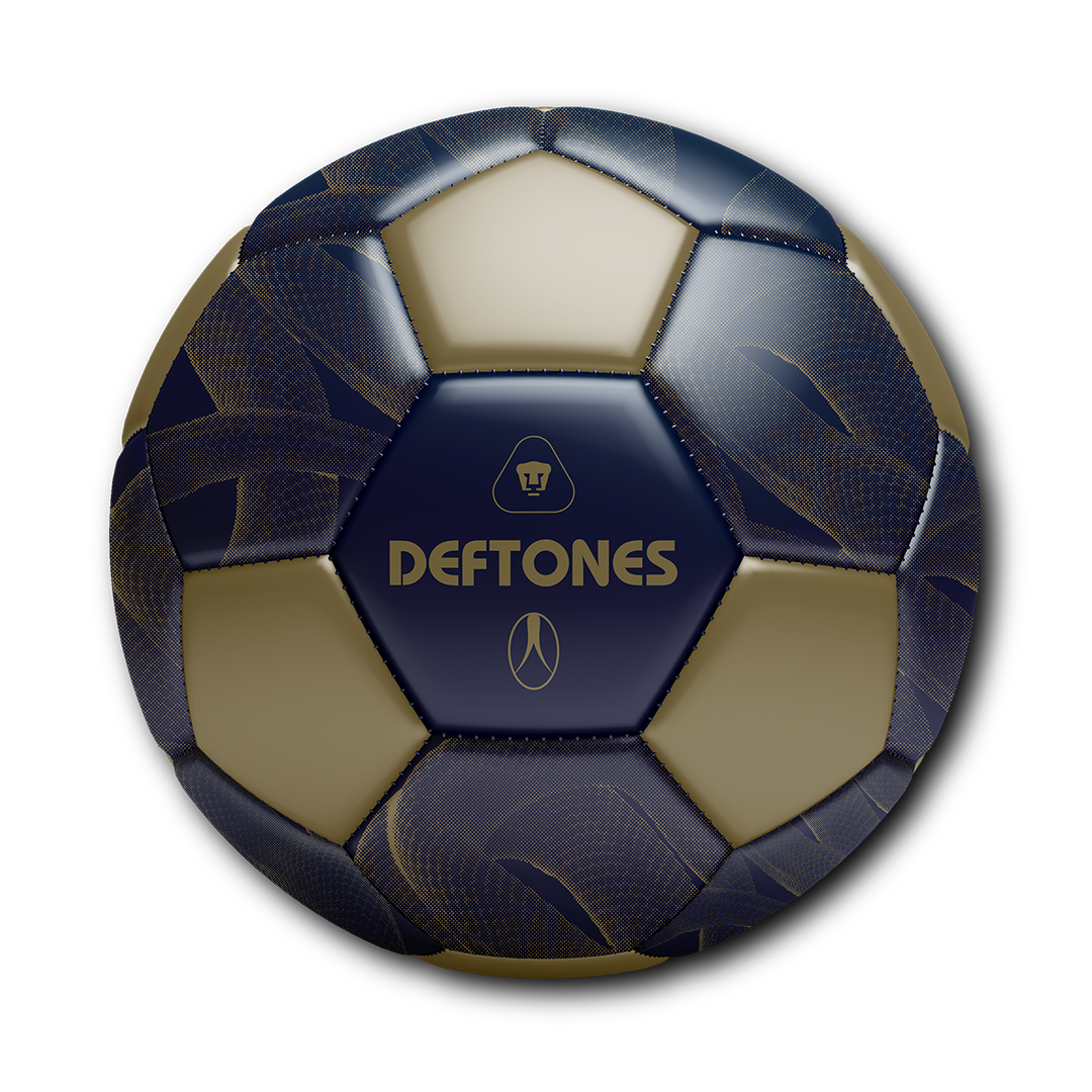 "Pumas x Deftones" Balón azul