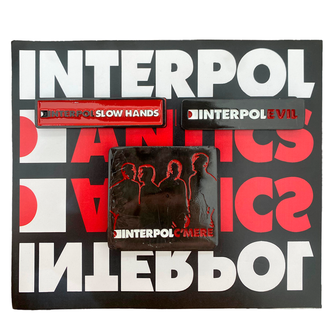 "INTERPOL" Set de pines