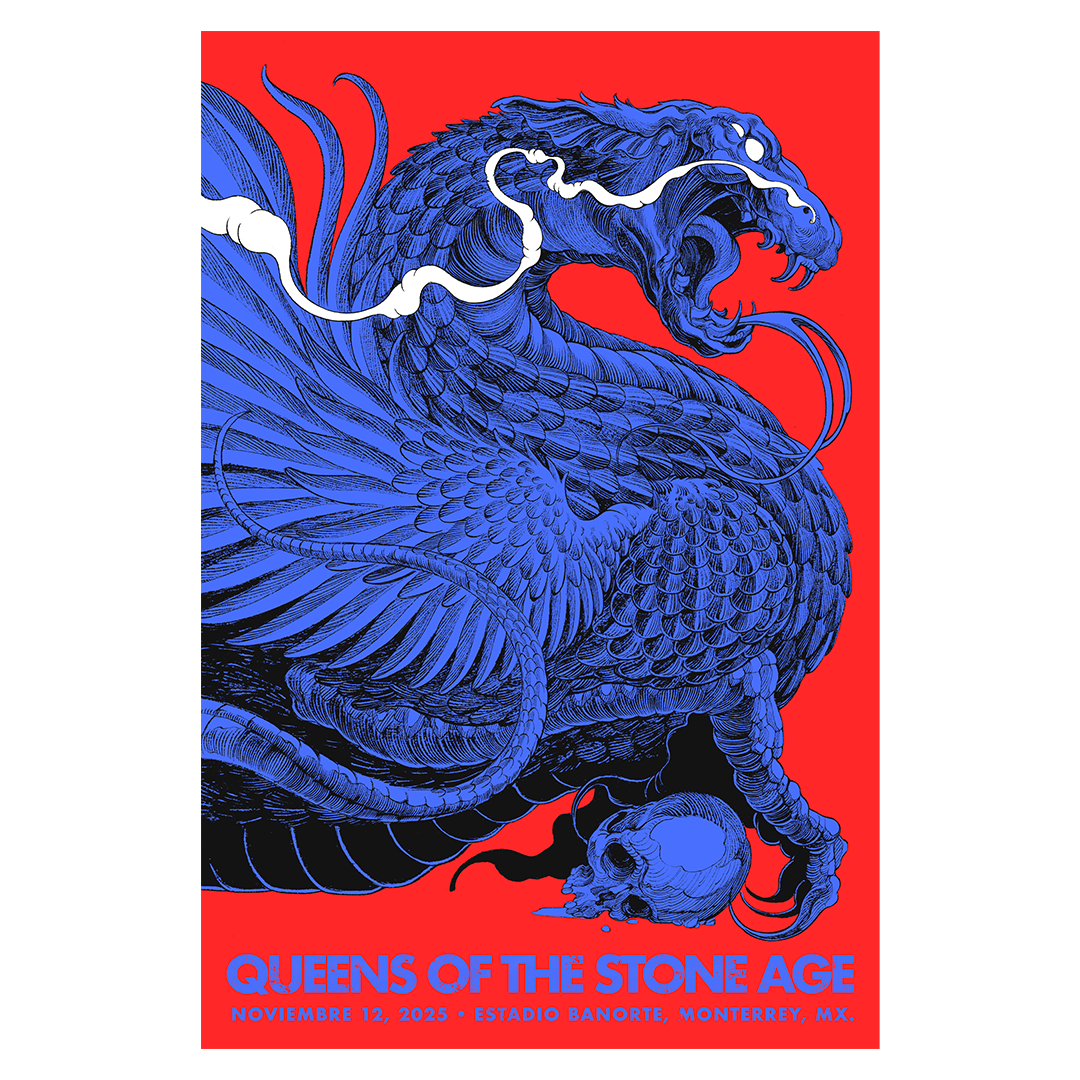 QOTSA MTY x Diego Andrade Gig Poster