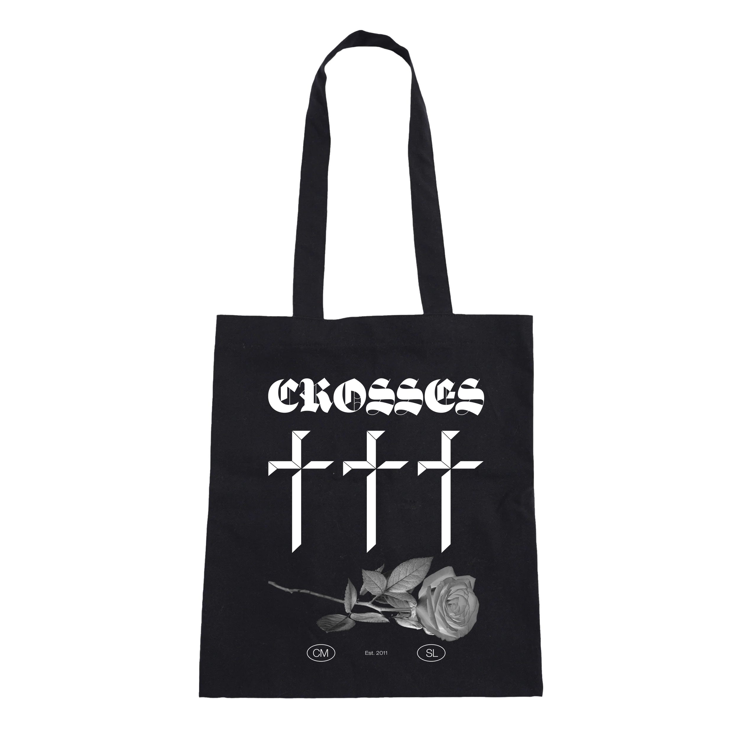 "Crosses Rose" Totebag