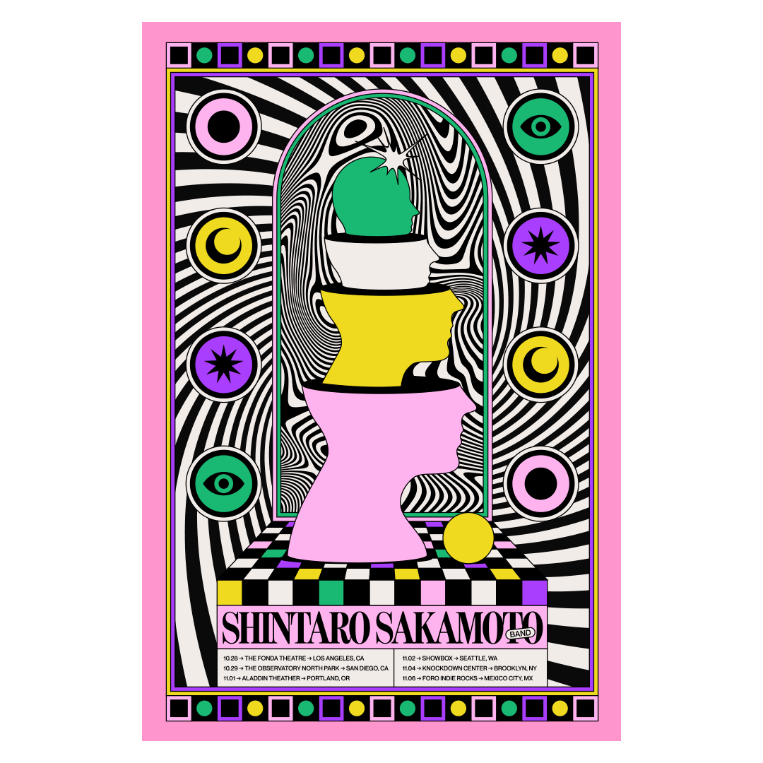Shintaro Sakamoto CDMX x Tone Olvera Gig Poster