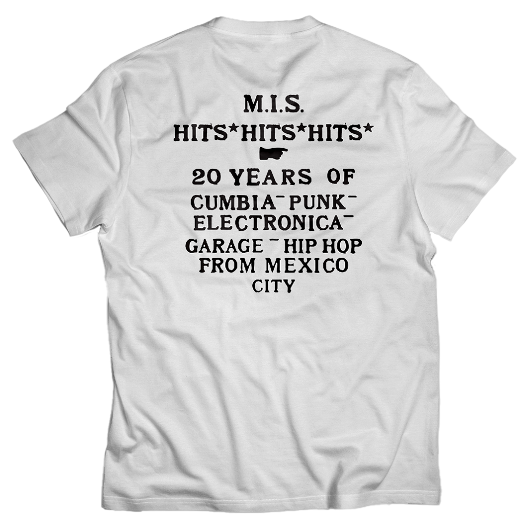 "M.I.S. - HITS" T-Shirt Blanca