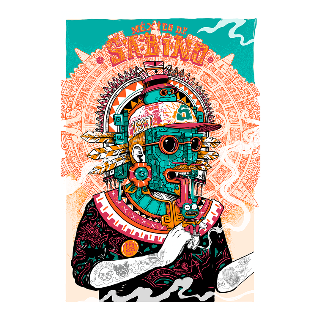 Sabino México 2025 x Saner Gig Poster