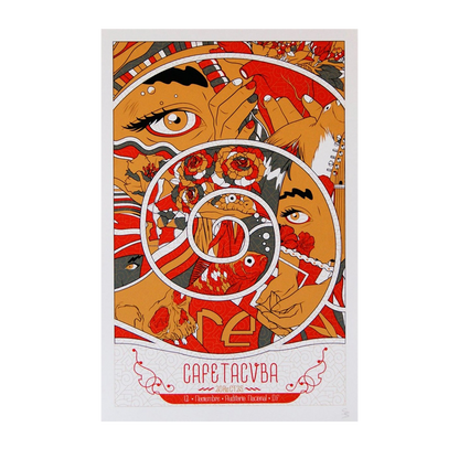 Café Tacvba 20 años de Re México 2014 x Sergio Saucedo Gig Poster