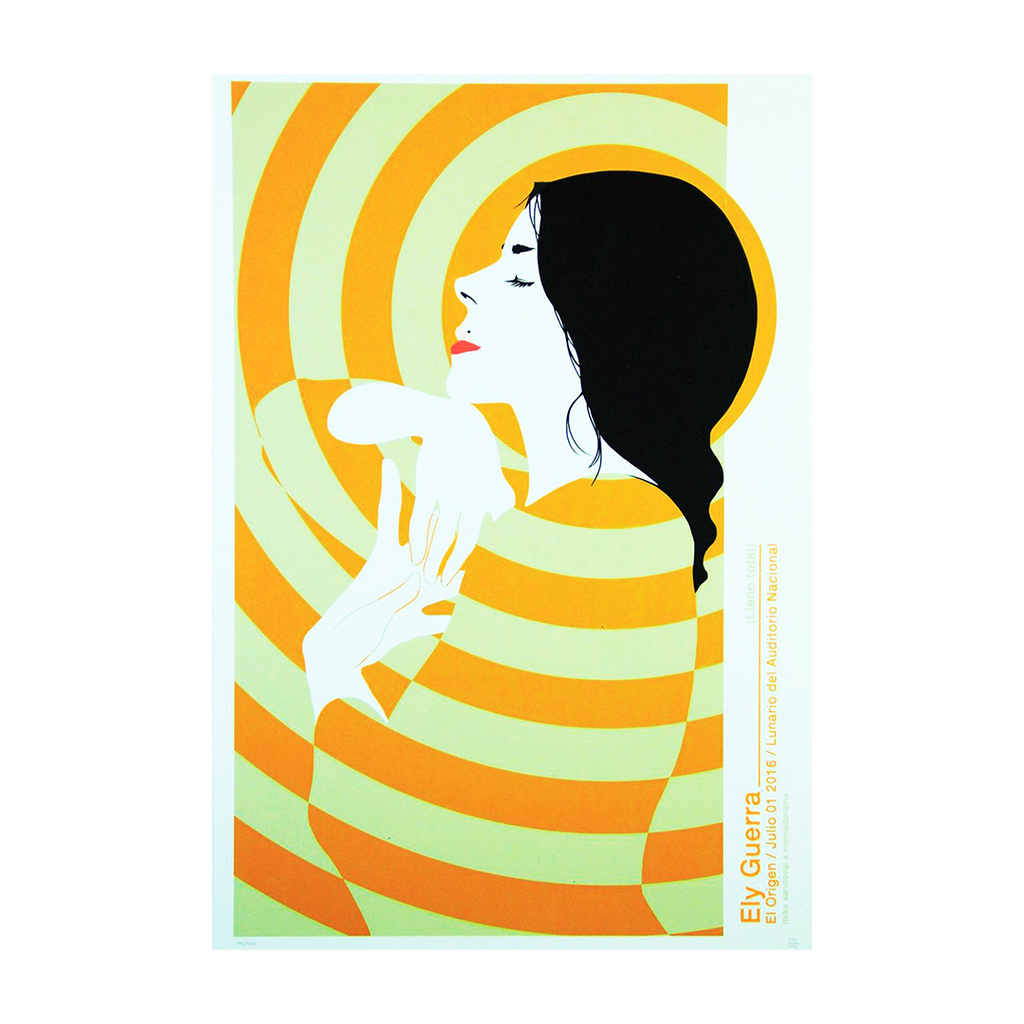 Ely Guerra Mexico 2016 Mike Sandoval Gig Poster
