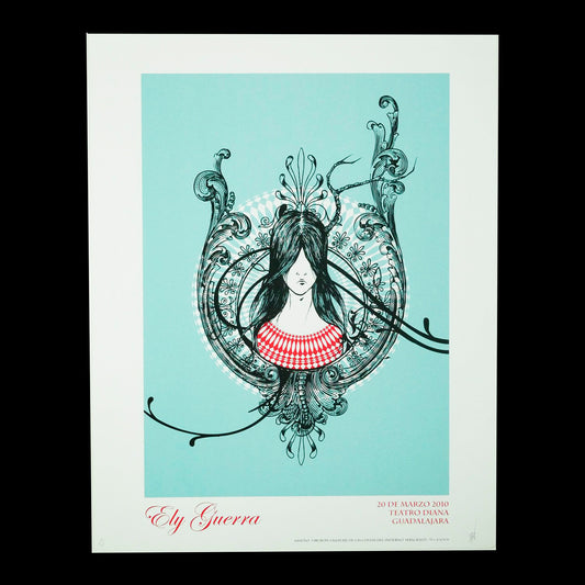 Ely Guerra Guadalajara 2010 Tiburón Gig Poster