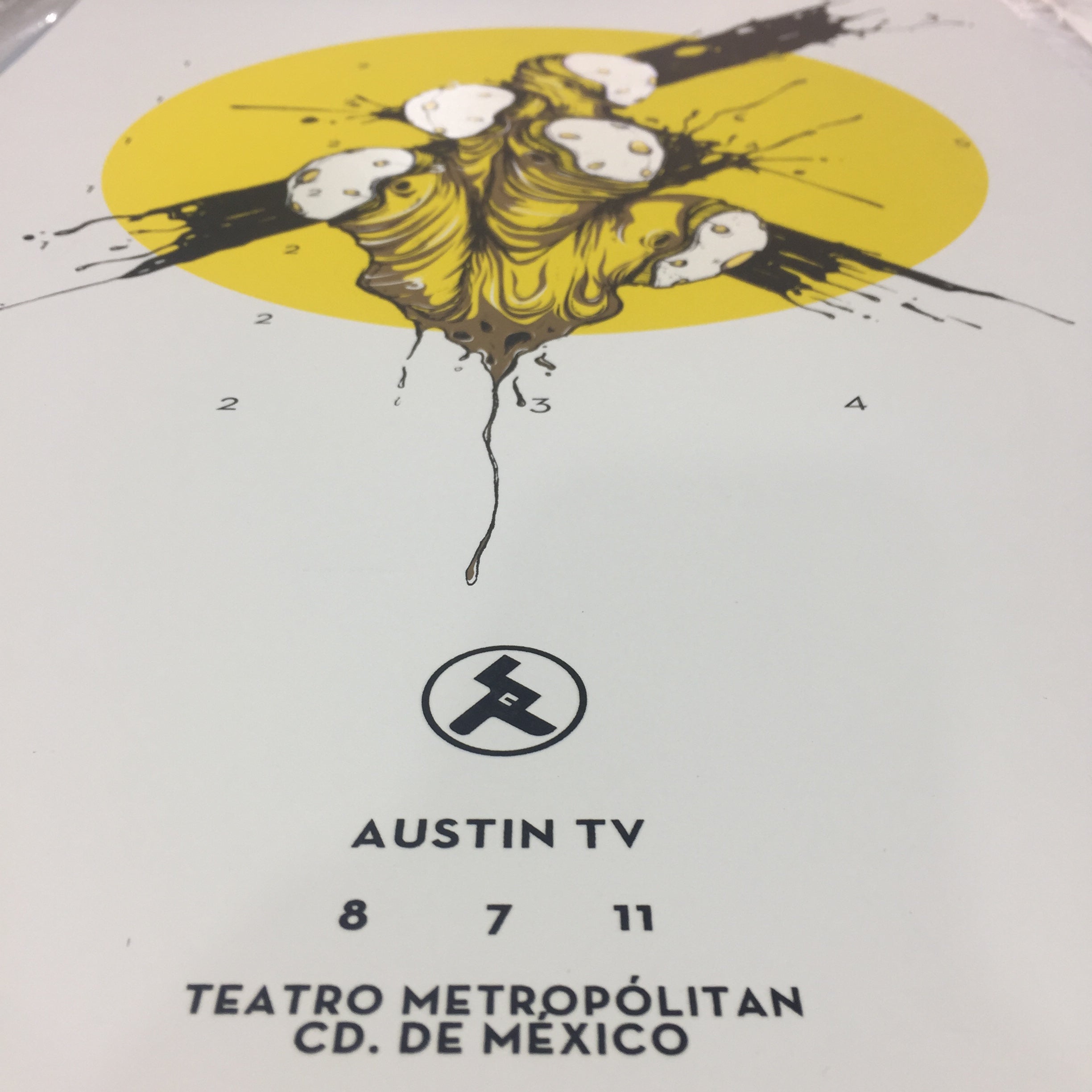 Austin TV Mexico 2011 x Tiburon Gig Poster