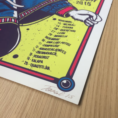 Cafe Tacvba Mexico Tour 2015 x Tone Olvera Gig Poster