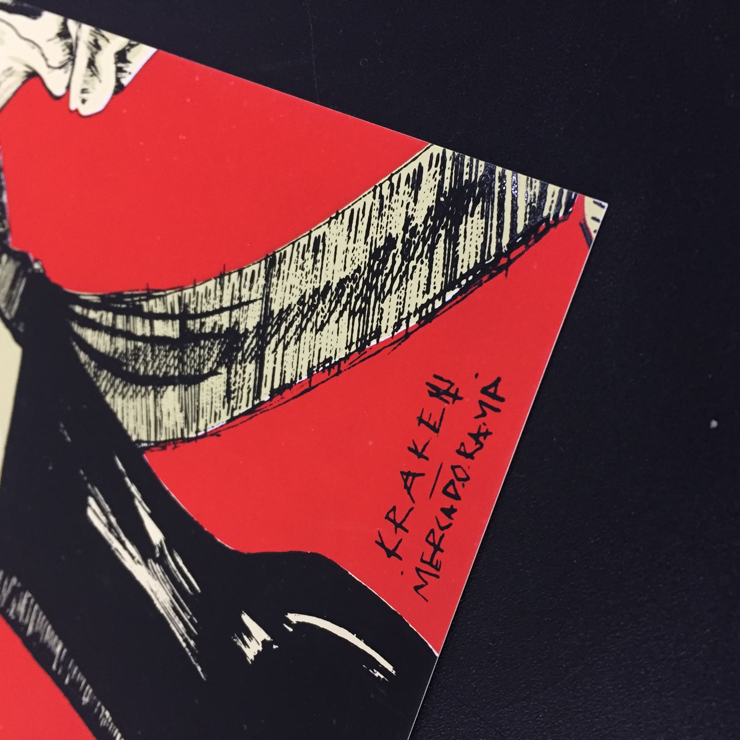 Queens of the Stone Age 2014 Porto Alegre, Brasil Kraken Gig Poster