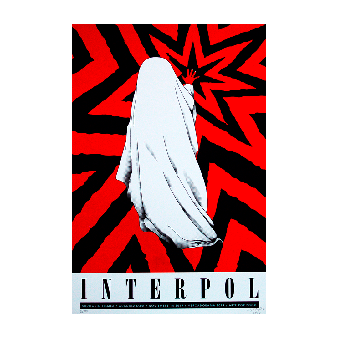 Interpol Guadalajara 2019 Pogo Gig poster