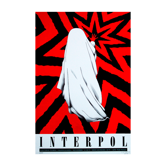 Interpol Guadalajara 2019 Pogo Gig poster