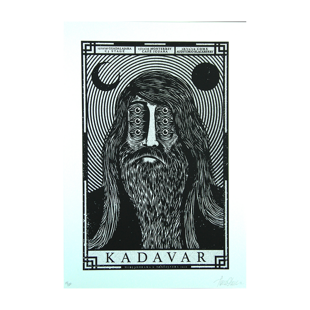 Kadavar México 2018 Tone Olvera Gig Poster