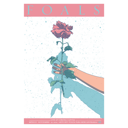 Foals CC 2022 x Hey Pogo Gig Poster