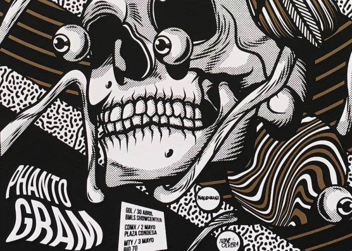 Phantogram México 2017 Tone Olvera Gig Poster