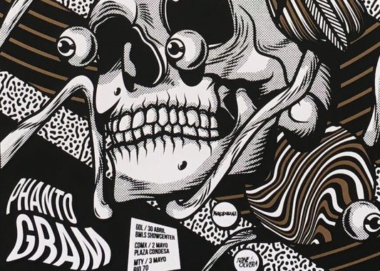Phantogram México 2017 Tone Olvera Gig Poster