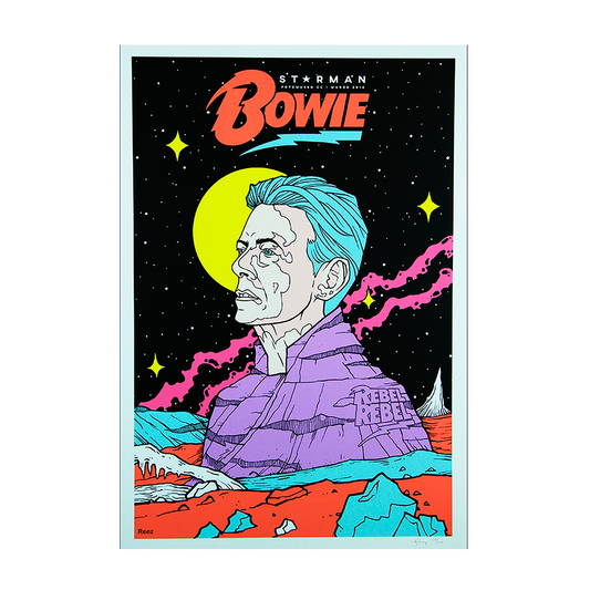 Starman Bowie México 2018 x Reez Gig Poster