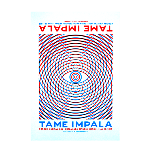 Tame Impala Guadalajara 2019 x Alan Porterrific Gig Poster