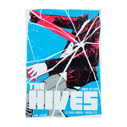 The Hives México 2019 x Snake Heads Gig Poster