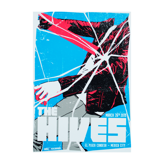 The Hives México 2019 x Snake Heads Gig Poster