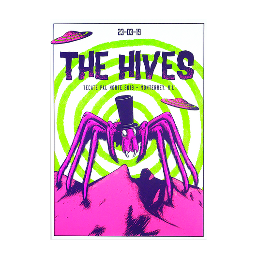 The Hives Monterrey 2019 x Amor de Verano Gig Poster