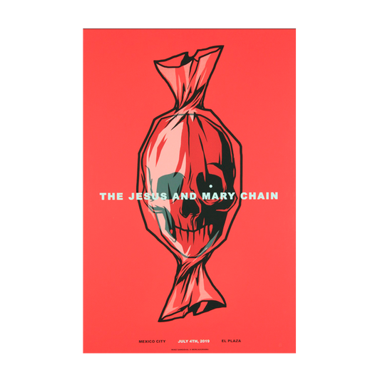 The Jesus and Mary Chain Ciudad de México 2019 x Mike Sandoval Gig Poster